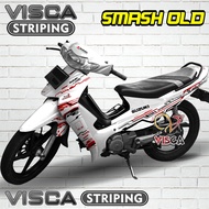 Stiker Striping Smash 110 SR Lama Full Body Variasi HITECH