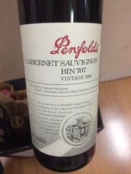 高價求購 Penfolds Bin 707 Year 1996 奔富707 1996 1998