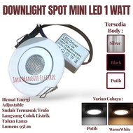 CAHAYA MATA Small Mini Spotlight Downlight Cap 1w 1mata 1 Watt 1 Eye COB Downlight Spotlight 1w 1wat