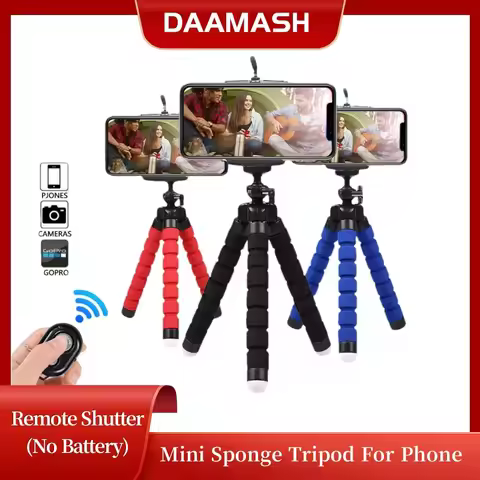 Tripod Flexible Sponge Octopus Adjustable Mini Camera Tripod For Phone Holder Clip Stand
