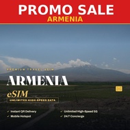 [PROMO] Armenia Travel eSIM Unlimited Data | Big Sale | Instant QR | 4G/5G