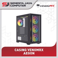 VENOMRX AEGON FREE 4 FAN ARGB VENOM RX ATX GAMING CASE