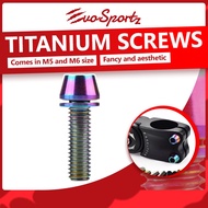 Titanium Screws | Bicycle M5 M6 Screws