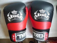 Top King Boxing 真皮拳套 10 oz Genuine Leather Gloves 泰拳搏擊 拳擊
