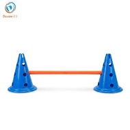 Dovewill 30cm Round Base Marker Cone, Agility Training Hurdle for Soccer & Sports