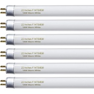 22 Inch T5 Fluorescent Light Bulb 14 Watt F14T5/WW Compatible with Sylvania Satco Philips GE Under C