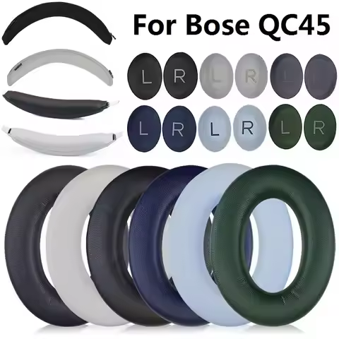 Ear Pads for Bose QuietComfort 45 QC45 Headphones replacement headband cushion and protective sheath