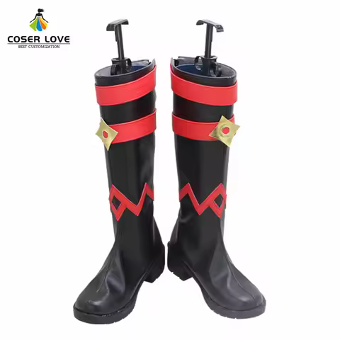 Genshin Impact Abyss Mage Hilichurl Water Hydro Fire Cosplay Shoes Boots Halloween Christmas Shoes
