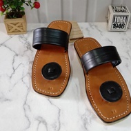 Sandal pria asli kulit Toha Tasikmalaya