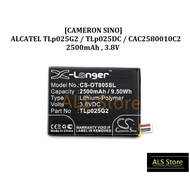 Battery Alcatel Pixi 4 6.0 OT-8050D OT-9001 Pixi 4 7.0 3G OT-9003 Pixi 3 8.0 - TLp025G2 - 2500mAh