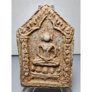 Phra Somdej Khun Phaen Turmeric Powder Red Ink Pump On The Back Maha Surasak Wat Pradu Borommathat S