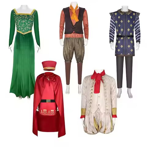 Monster Shrek, Dwarf Monster, Cossuit, Princess Fiona, Halloween Investigation Cosplay, Maximus Stag