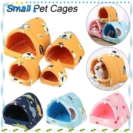 TEASG Hamster House Cute Winter Mini Cage Rabbit Squirrel Guinea Pig Nest