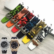 Natural Silicone Watch Strap Substitute AP Aibi Royal Oak Offshore Series Waterproof Rubber Strap 28