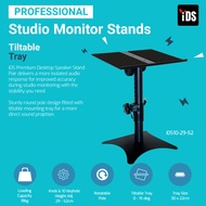 [iDS] Premium Tilting Studio Monitor Speaker Stand for Table and Floor, Hifi Speaker Computer Speakers Bookshelf Speaker