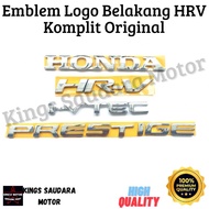 Complete Original HRV Trunk Logo Emblem