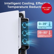 New IINE L847 for PS5 Temperature-Controlled Cooling Fan, Upgraded Cooler Fan with USB 3.0 Hubs, Com