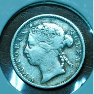 Straits Settlement Queen Victoria 10 Cent 1894