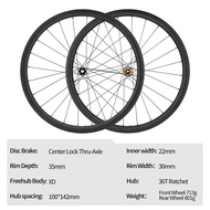 Sợi Carbon 700C núi ngựa Bộ bánh xe trung bình khóa đĩa bánh xe phanh HG/MS/XD tháp cơ sở | tăng tru