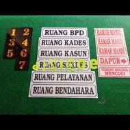 CUSTOM acrylic NAMEBOARD custom acrylic