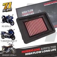 กรองอากาศ Hurricane SR400Fi T-Max530 R3 รับประกันของแท้