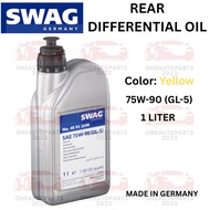 SWAG GERMANY BMW REAR DIFFERENTIAL OIL 75W-90 GL5 1 LITER (YELLOW)