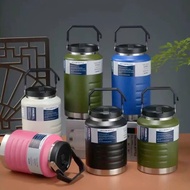 BOTTLE 1 304 Stainless Steel Thermos BOTTLE Large Capacity 1500ml/2000ml/2500ml Wide Mouth, With Han