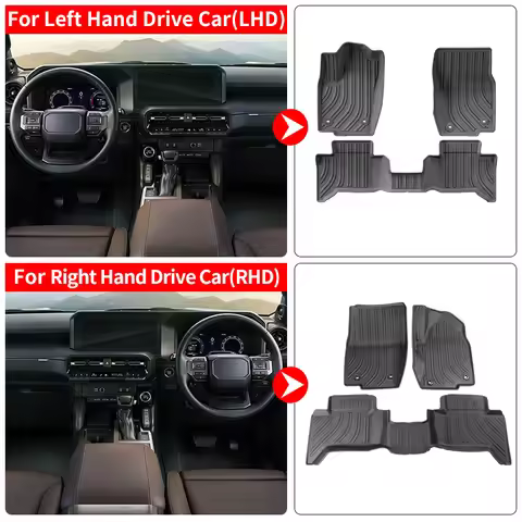 For Toyota Land Cruiser Prado LC250 250 Lexus 550 2024 2025 Floor Mat for Car Waterproof Mud-Resista