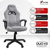 TTRacing Duo V3 Air Threads Fabric Gaming Chair Ergonomic Office Chair Kerusi Gaming - Dawn - 2 Year