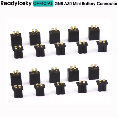 GNB A30 Mini Battery Connector Plug Male Female with Copper Tube Plug Suitable for RC 1S Hollow Cup 