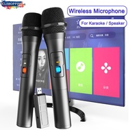 VHF Wireless Microphone System Kits USB Receiver Handheld Karaoke Microphone Home Party Smart TV Speaker Singing Mic