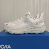 HOKA ONE ONE Clifton 8 Wide White白色