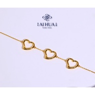 AIHUA Rantai Tangan Love Bajet Emas 916 Ori