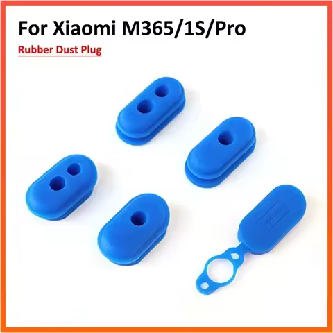 4/5pcs Rubber Charge Port Cover Cap Rubber Plug For Xiaomi M365/M365 Pro Pro2 Scooter Sleeve Part Sc