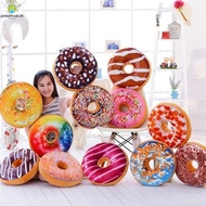 LFINDS Pillow Doughnut Stuffed Toy Pillow Cover Nap Pillow Christmas 40cm Chocolates Donut Seat Cush