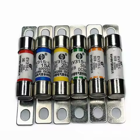 New energy automobile fuse EV315-L-3E 10A 15A 20A 30A 40A 50A DC 500V High temperature resistant Aut