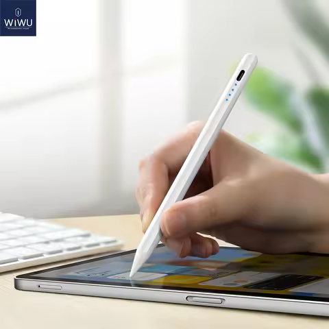 WiWU Pencil for iPad Air Pro Palm Rejection Tablet Touch Pen for iPad with 4 LED Power Display Tilt 
