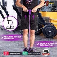 2 Tube Pull Rope Foot Pedal Puller Fitness Exercise Sit Up Strecthing Elastic Band Pilates Yoga Tali