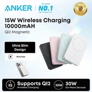 Anker MagGo Power Bank Ultra-Slim 10,000mAh MagGo Battery Pack Qi2 Certified 15W Ultra-Fast Portable