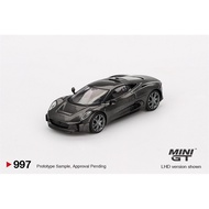 MINI GT 1:64 C-X75 Test Car black Diecast Model Car