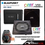 🔥FREE WIRE KIT🔥 BLAUPUNKT /Omni Beyond  6x9 V10 GERMANY GTr 110 A 140 A Car Underseat Active Subwoofer Woofer