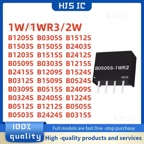 2PCS 1W 2W 1WR3 B0505S B0503S B0509S B0512S B0303S B0305S B1205S B1212S B1503S B1505S B2405S B2412S 