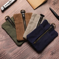 Multi-Functional EDC Pouch Waxed Canvas Pocket Organizer EDC Pocket Organizer Grear Tools