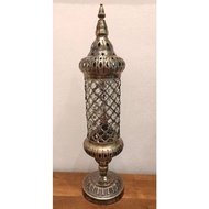 Turkish  icecracked glass table lamp