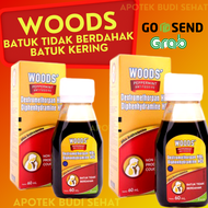 Woods Merah Obat batuk tidak berdahak Obat Batuk Kering 100mL Woods Sirup Obat Batuk Sirup