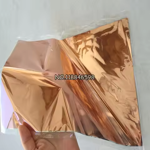 50Pcs 20x29Cm A4 Rose Gold Color Hot Stamping Foil Paper Transfere on Elegance Laser Printer Craft P