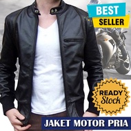 Ormano Jaket Kulit Ariel Artis Noah Aril Semi Kulit Pria Leather Jacket Ariel Motorcycle Fashion Eks