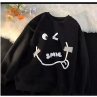 6.6 FLEECE SWEATER CREWNECK FACE SMILE