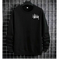 Sweater Basic Stussy Jaket Pria/Wanita Stussy Sweater Oblong