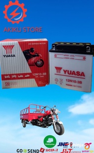Aki motor Yuasa 12N10-3B 12Volt 10ah  Original basah